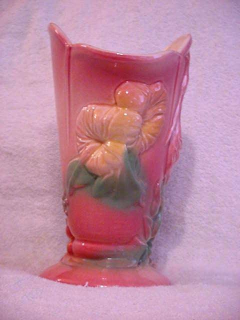 Vase Marked USA 85 Pink Pelican