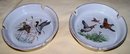 Ashtrays Mallard Ducks and Quail with English Setter