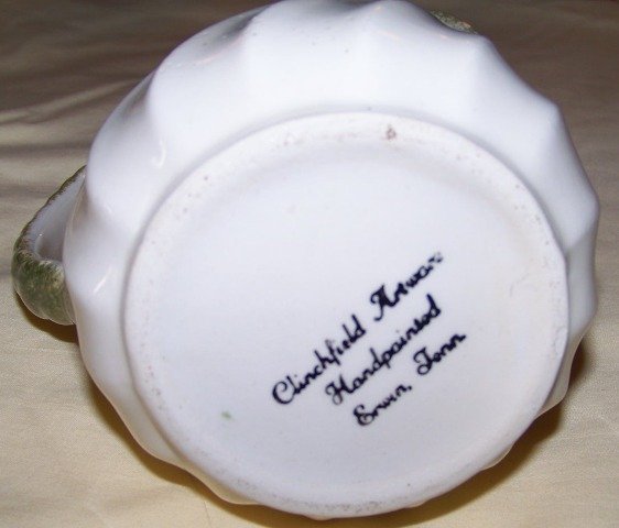 Clinchfield Artware Pitcher Handpainted Erwin, TN