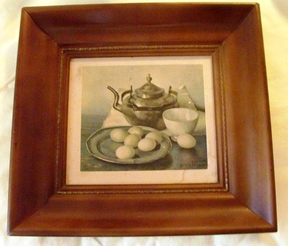 Vintage Still Life Picture in Great Frame