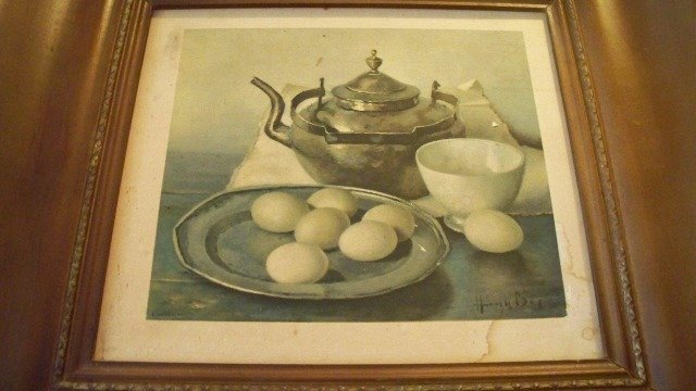 Vintage Still Life Picture in Great Frame