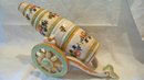 Vintage Wine Decanter Cannon on Wheels
