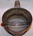 Vintage Sifter with Red Flowers