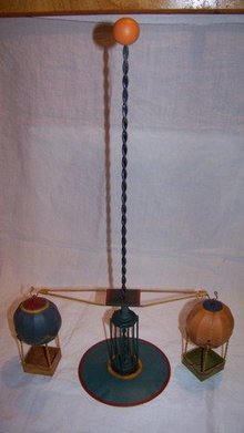 Hot Air Balloon Toy Baskets Spin Down