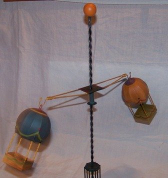 Hot Air Balloon Toy Baskets Spin Down