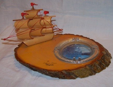 Eastern Shore Virginia Ship Ashtray