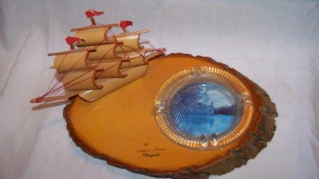 Eastern Shore Virginia Ship Ashtray