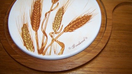 Teak Cheese Tray by Goodwood Covered