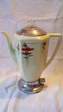Royal Rochester Coffee Pot Poppies Pattern