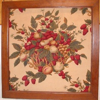 Raised Art Strawberries, Grapes, Peaches