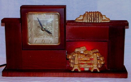 United Clock Corp. Brooklyn, NY Fireplace