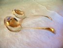 Two Small Ladles Silverplate Made in England Meridian