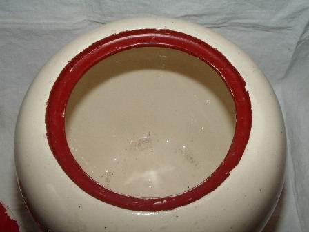 Pottery Apple Cookie Jar
