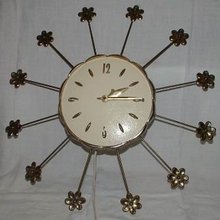 Starburst Clock Flower Tips Robert Shaw Lux