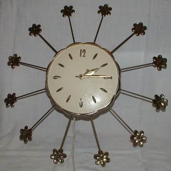 Starburst Clock Flower Tips Robert Shaw Lux
