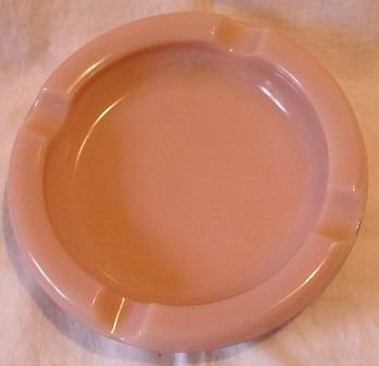 Pink Milkglass Ashtray