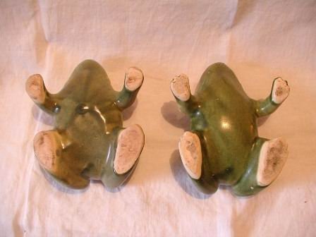 Vintage Frog Planters Set of Two