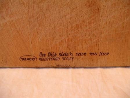 Vintage Cutting Board by Nevco