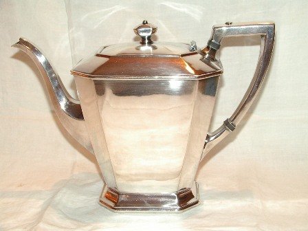 Art Deco Silverplate Coffee Pot by Wilcox