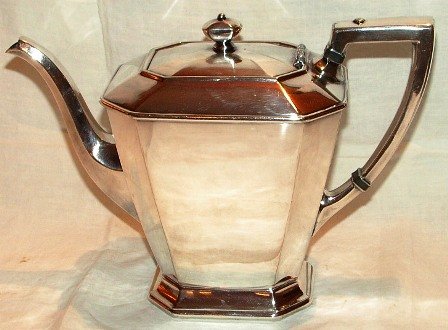 Art Deco Silverplate Coffee Pot by Wilcox