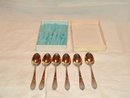 Demitasse Spoons Set of Six in Box Marked MET