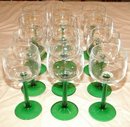 Luminarc Cris D'Arques Wines Emerald 12 Stems