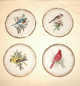Bird Trivets Japan Set of Four