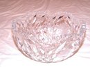 Crystal Bowl Etched Cut