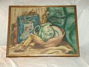 Old Watercolor Still Life Signed Twinkle