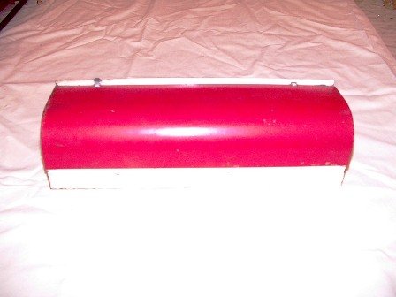 Vintage Red and White Paper Dispenser