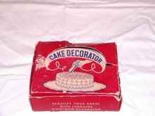 Vintage Cake Decorator Set Made in USA