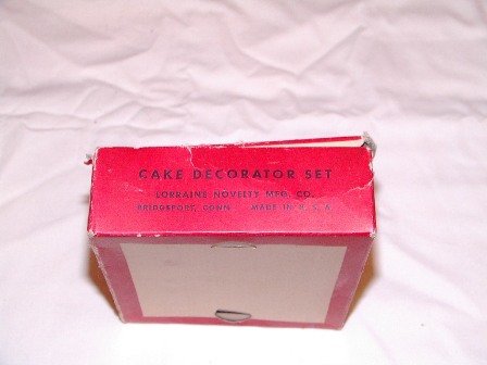 Vintage Cake Decorator Set Made in USA