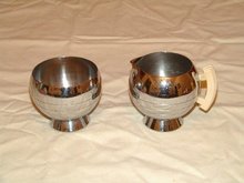 Art Deco Cream and Sugar