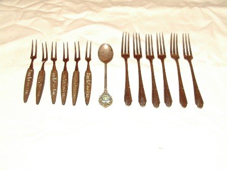 Busch Gardens Cocktail Forks Stainless Steel Forks