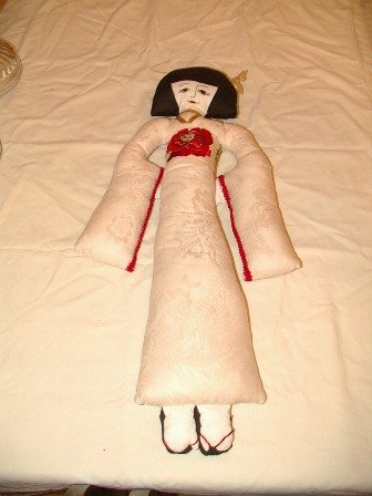 Handmade Japanese Doll 26 Inches Tall