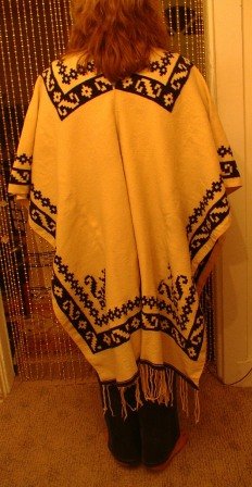 Vintage Wool Poncho