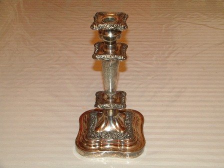 Rogers Silverplate Candle Stick 12 Inches Tall