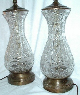 Vintage Leaded Crystal Lamps