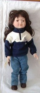 American Eagle Doll Limited Edition Box and Stand