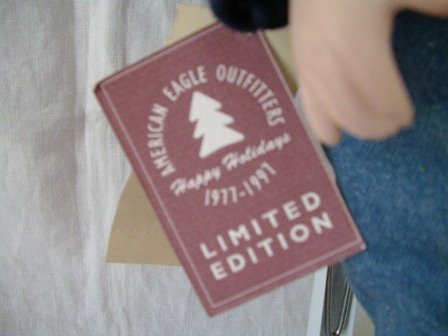 American Eagle Doll Limited Edition Box and Stand