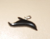 Vintage Black Whale Pendant &/or Charm