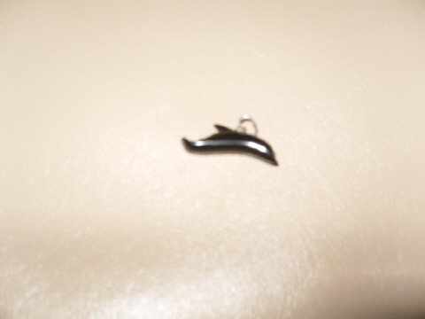 Vintage Black Whale Pendant &/or Charm