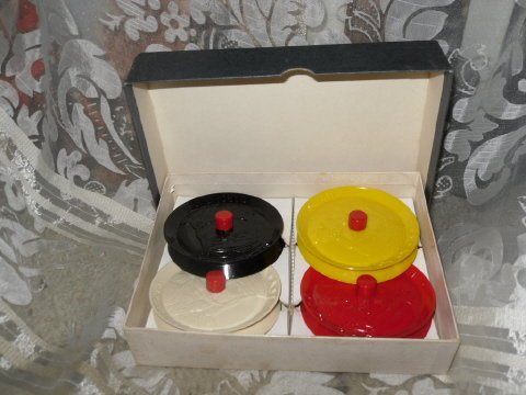 Vintage Bakelite Set of King Cardholders