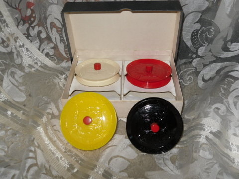Vintage Bakelite Set of King Cardholders