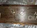 Vintage hand Made Wooden Music Sign