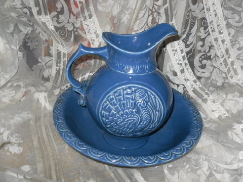 Vintage McCoy Bowl & Pitcher Set