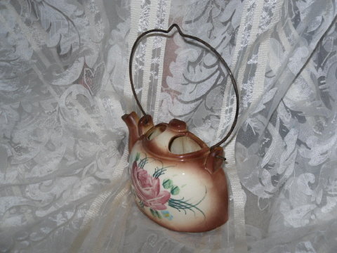 Vintage Teapot Wall Pocket