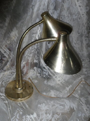 Vintage Gooseneck Table Lamp