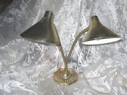 Vintage Gooseneck Table Lamp