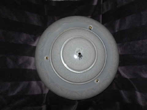 Vintage Wedding Cake 3 Chain Glass Light Shade